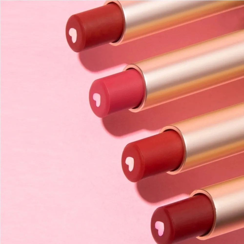 TOO FACED TOO FEMME HEART CORE LIPSTICK - Heart Core (cherry red) NIB